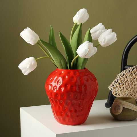 Home Dried Strawberry Vase Living Room